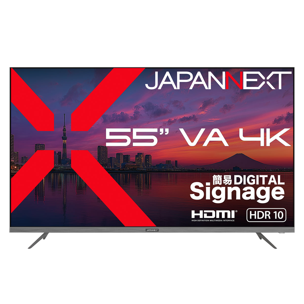 2年保証モデル】 JAPANNEXT 55インチ VAパネル搭載 4K(3840×2160 