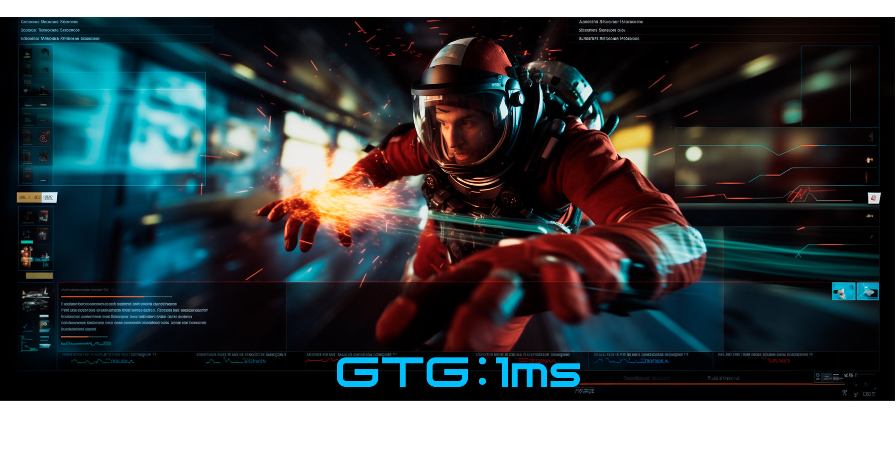 応答速度GTG：1ms