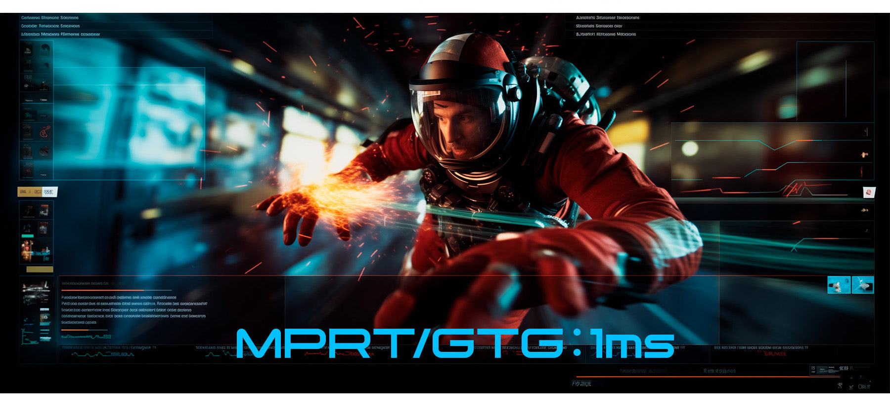 応答速度MPRT/GTG : 1ms