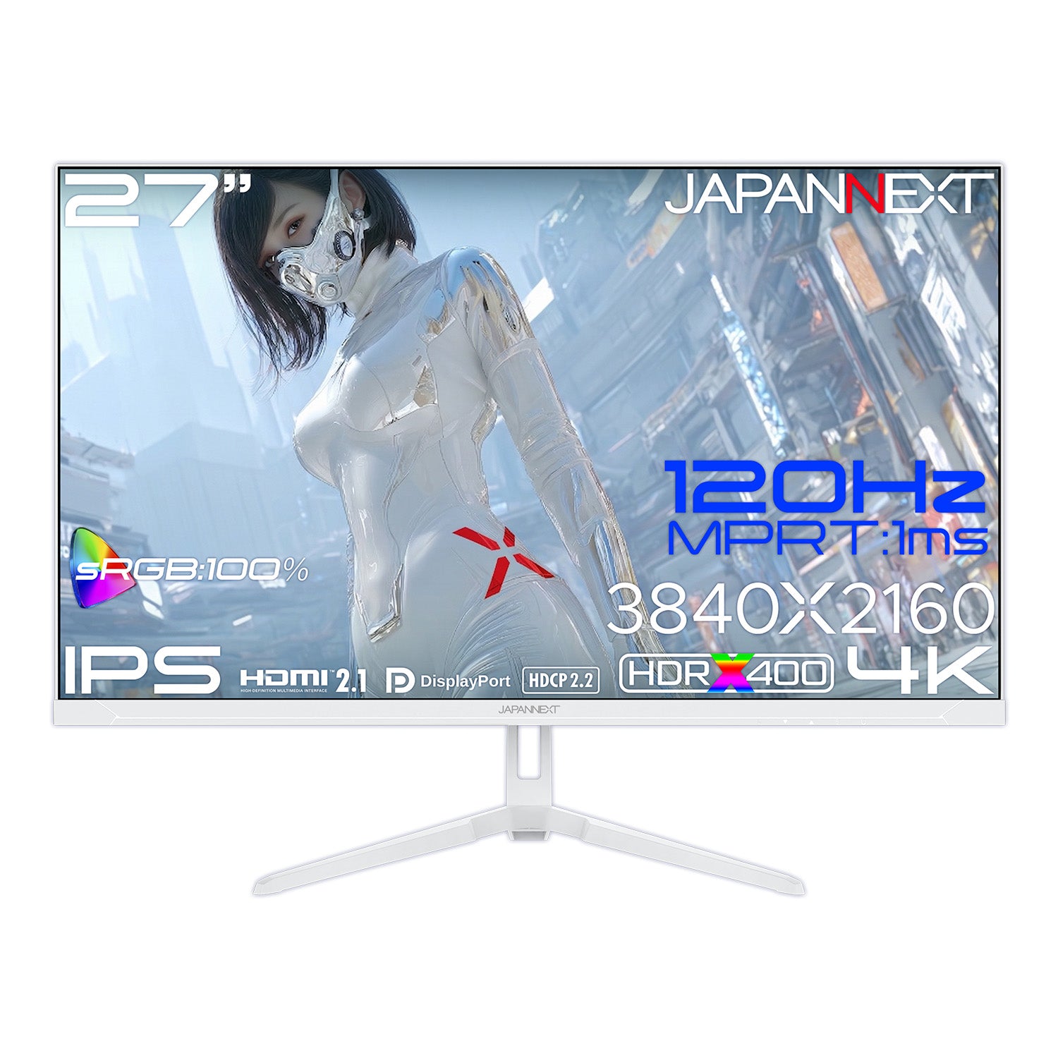 ECサイト限定】 JAPANNEXT 27インチ IPSパネル搭載 120Hz/1ms(MPRT