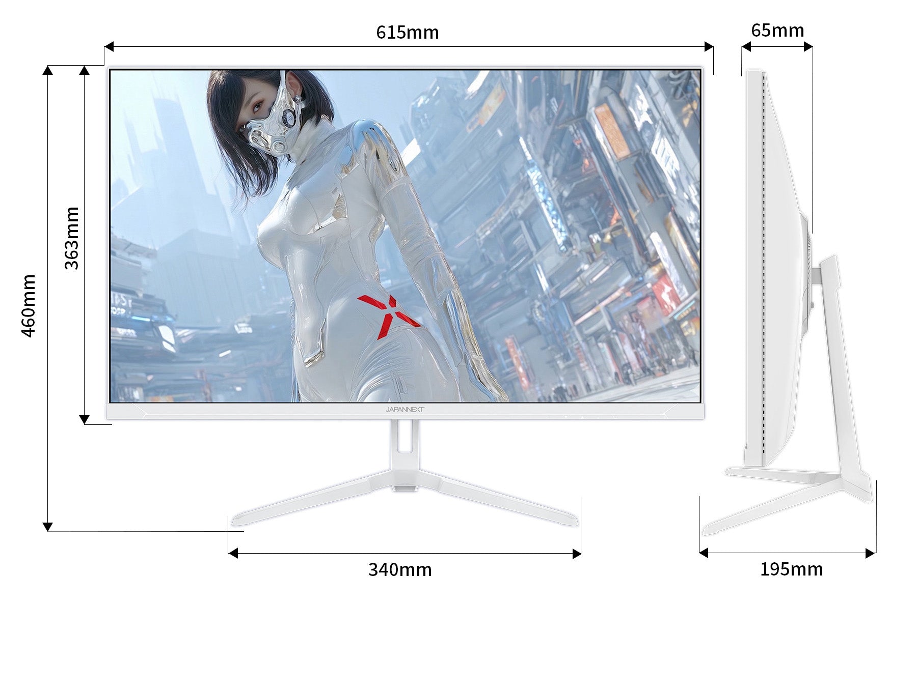 ECサイト限定】 JAPANNEXT 27インチ IPSパネル搭載 120Hz/1ms(MPRT