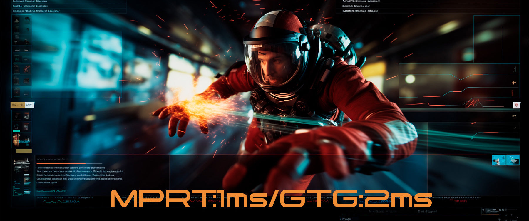 応答速度MPRT:1ms/GTG:2ms