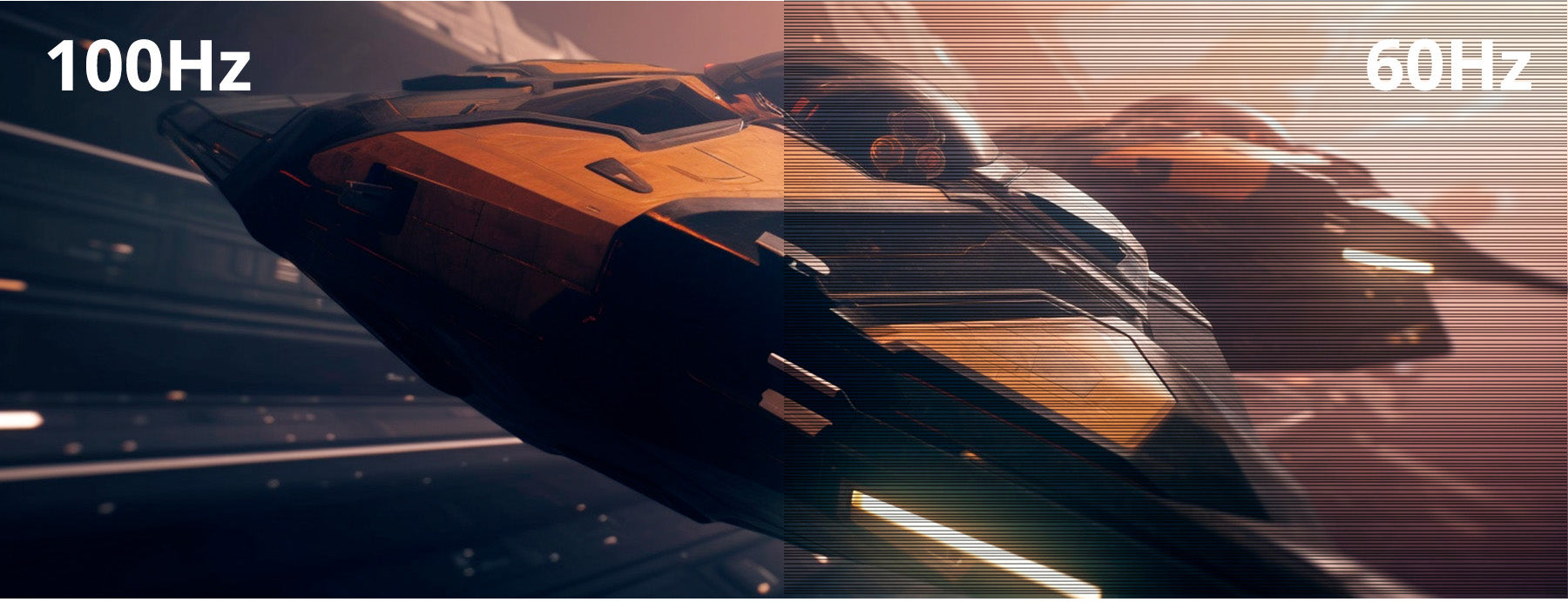 リフレッシュレート：100Hz