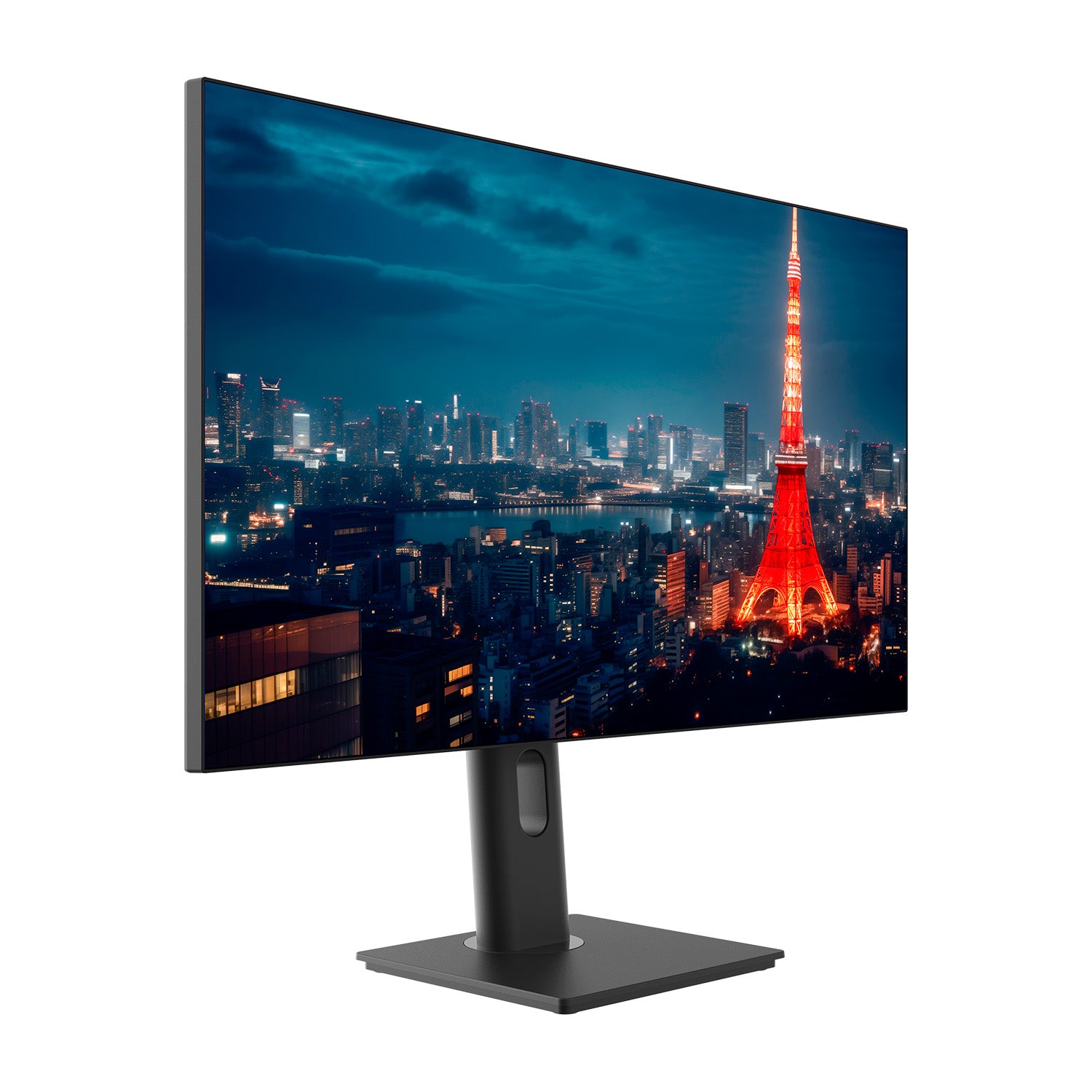 Amazon.co.jp限定】27インチ IPSパネル搭載 WQHD(2560x1440)解像度 液晶モニター JN-i27Q4FL-H HDMI  DP HDR400相当 sRGB:99% DCI-P3:95% 4辺フレームレスデザイン採用 高さ調整 ピボット機能搭載