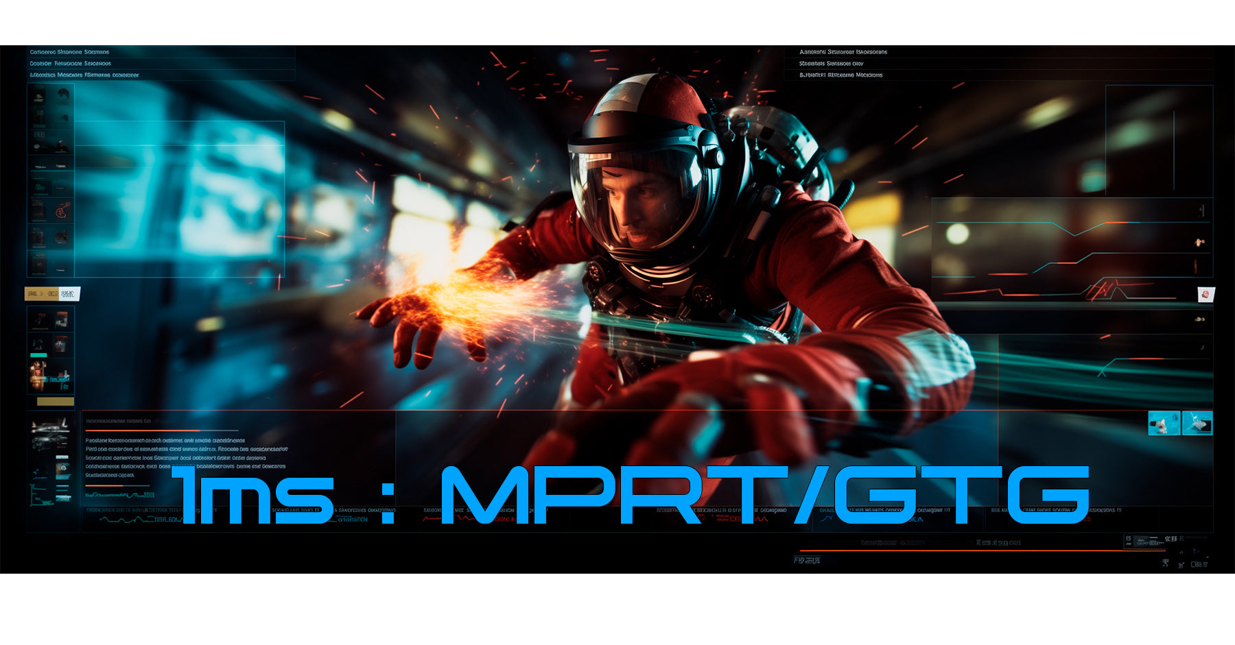 応答速度 1ms : MPRT/GTG 