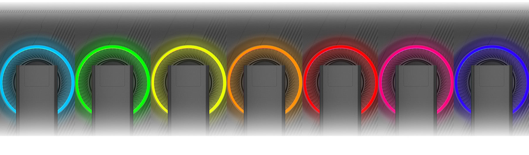 背面にLEDライト搭載