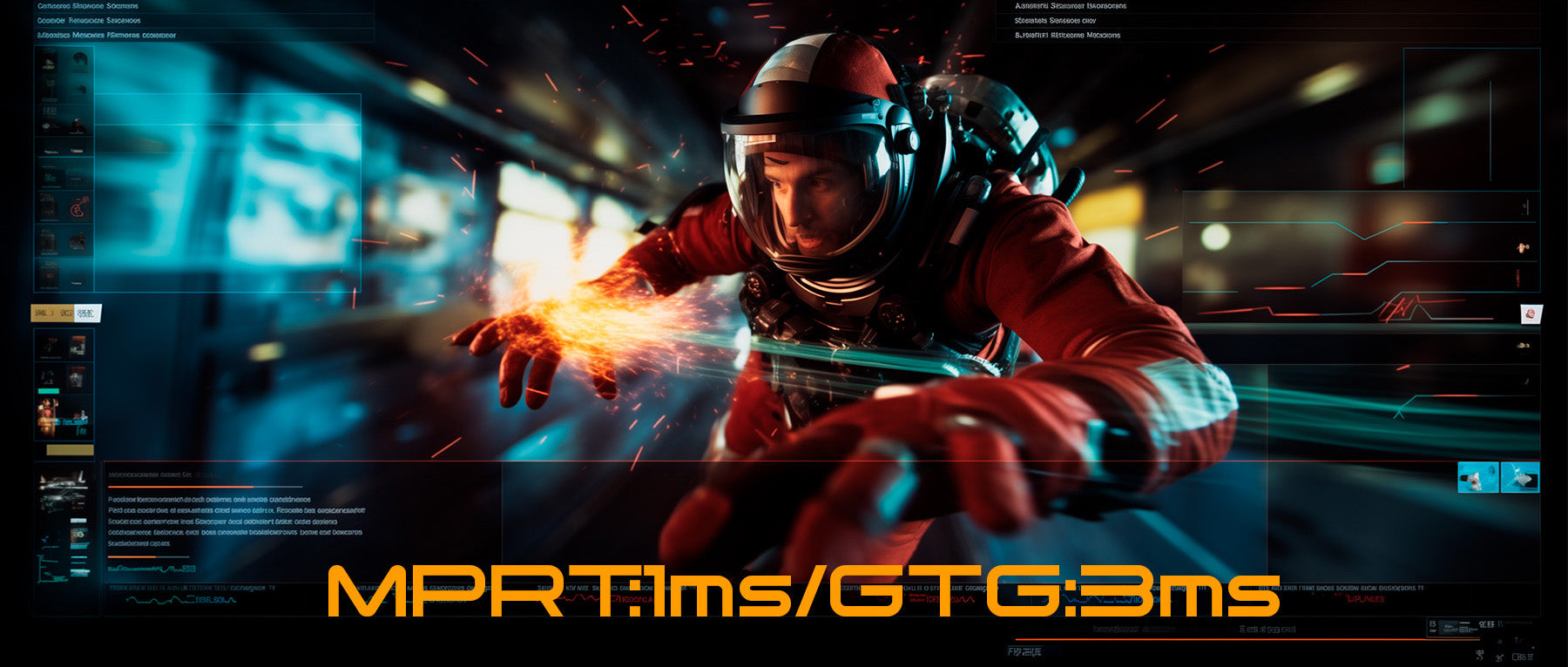 応答速度MPRT:1ms/GTG:3ms