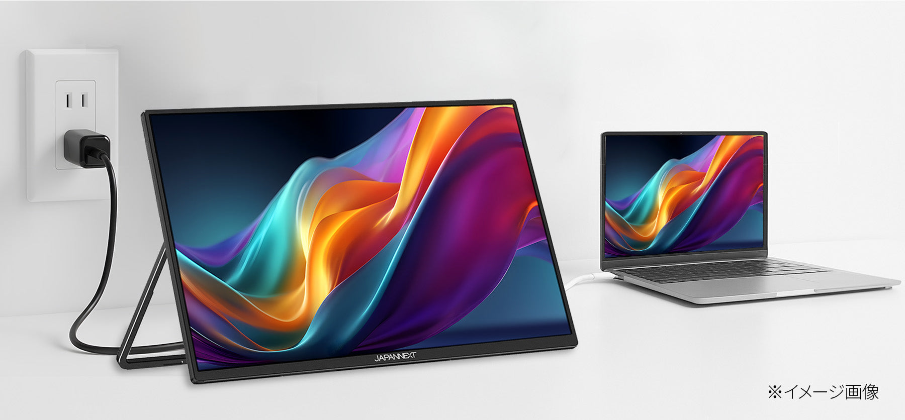 USB-C接続で最大65Ｗ給電