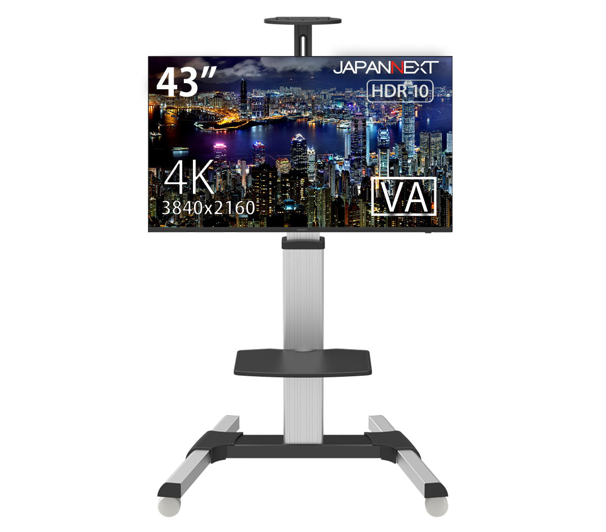 43インチ 大型液晶ディスプレイ 4K HDR PCモニター JN-VT4300UHDR