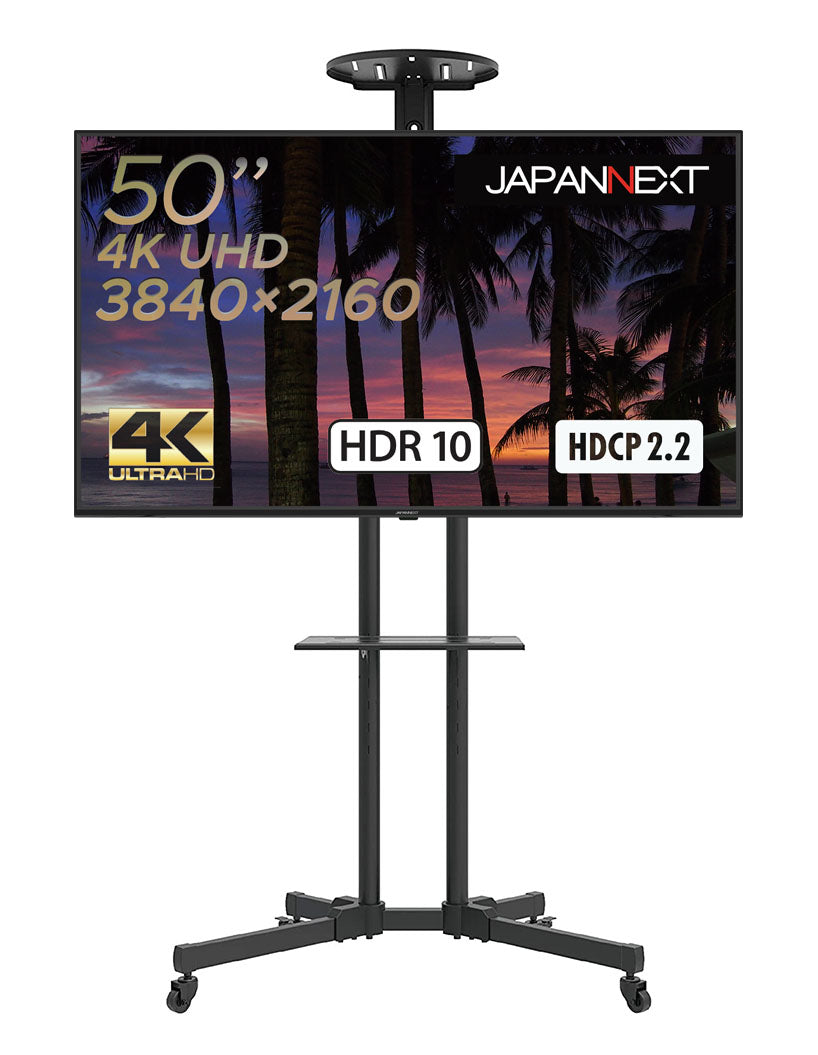 50インチ 大型液晶ディスプレイ 4K HDR JN-VT5001UHDRディスプレイ表示不良なし