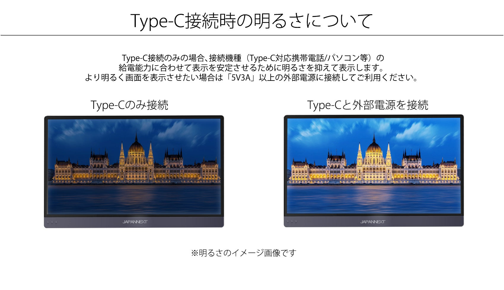 JAPANNEXT JN-MD-IPS1560UHDR 15.6型 4K モバイルモニター USB Type-C