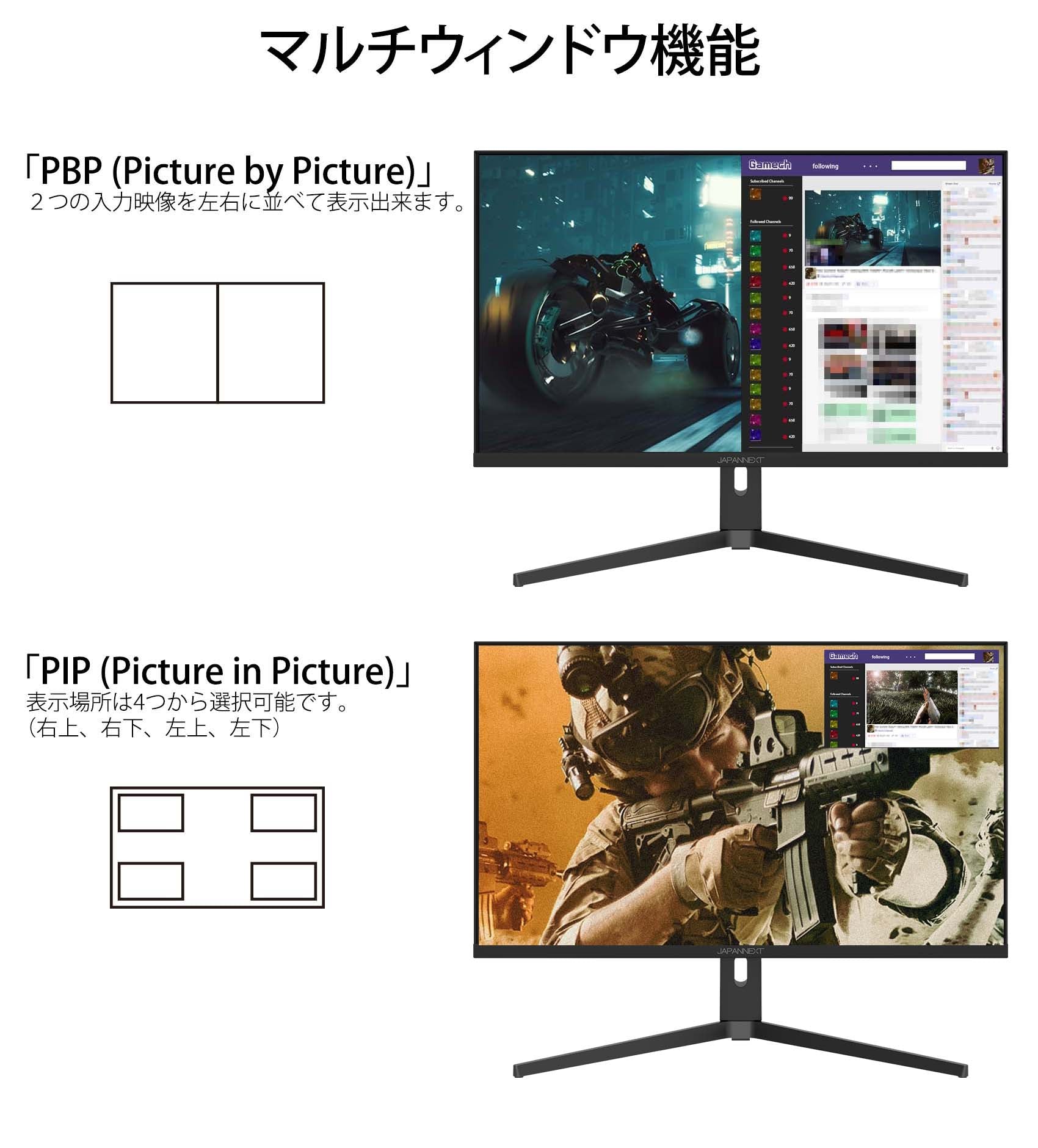 JN-315IPS144UHDR 4K 144Hz 31.5型 ディスプレイ-