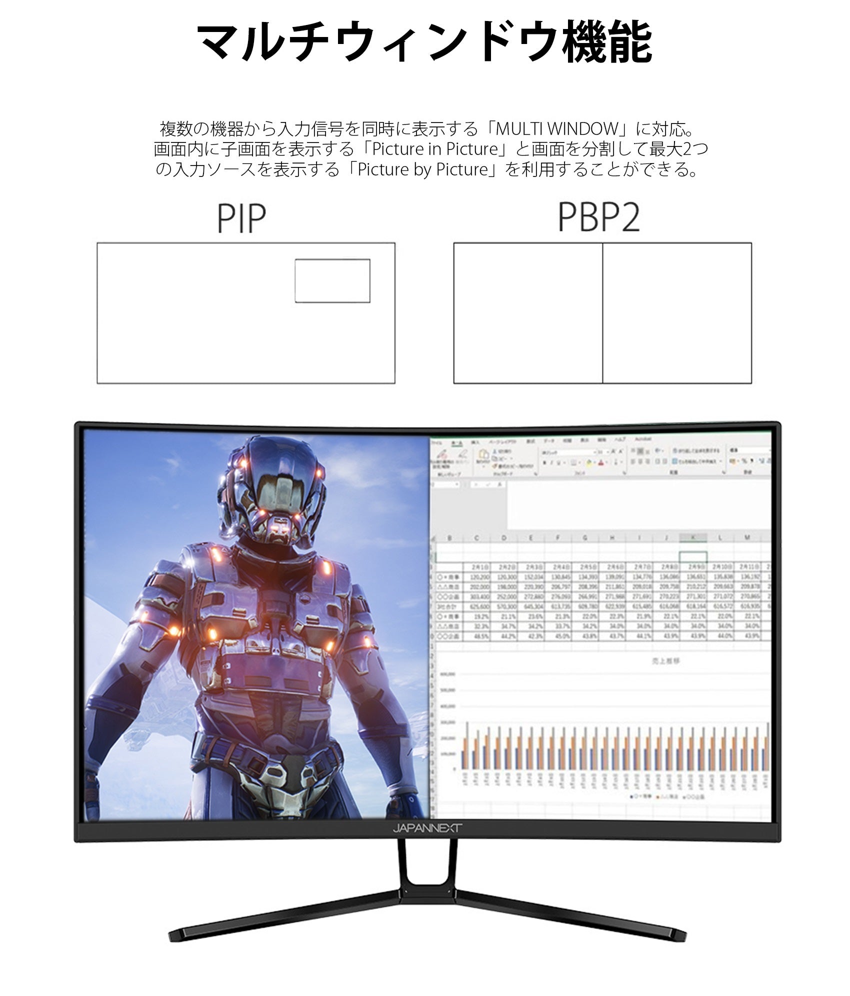 【専用】JAPANNEXT 31.5 Full HD 240Hz