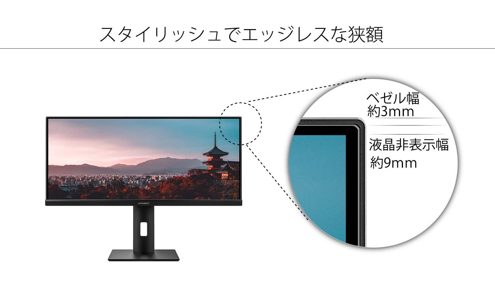 JAPANNEXT 29インチ ワイドFHD(2560 x 1080) 液晶モニ