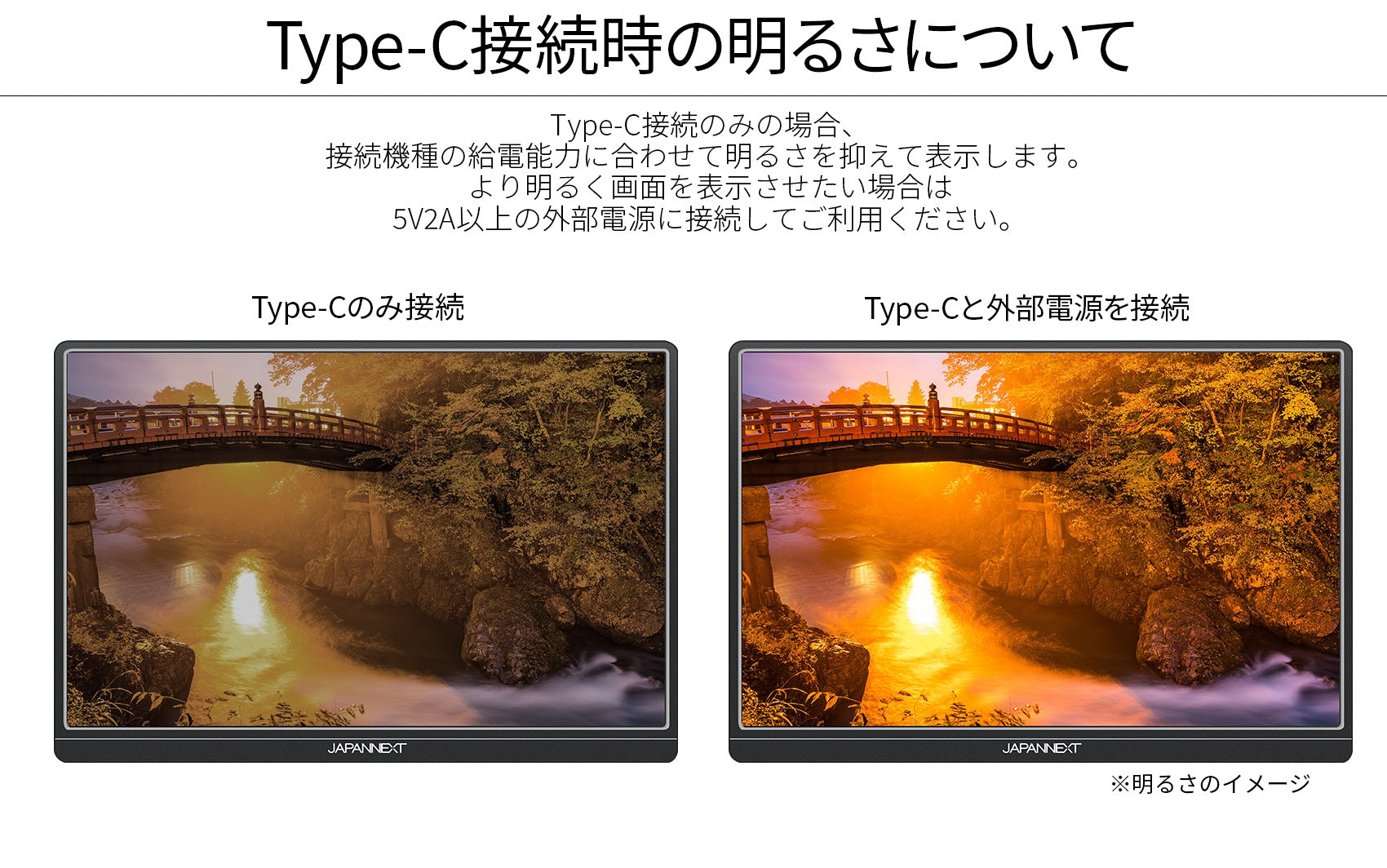JAPANNEXT JN-MD-IPS1401FHDR 14インチ 1920x1200解像度 モバイルモニター USB Type-C min 