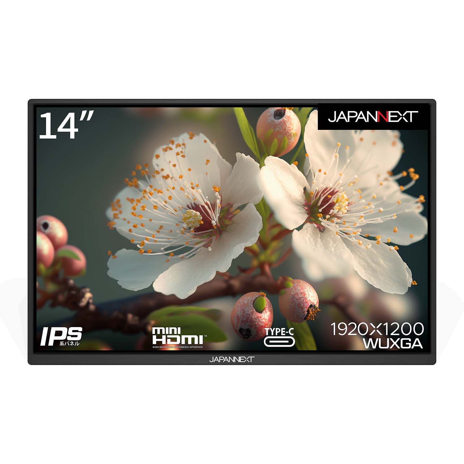 JAPANNEXT JN-MD-IPS1401FHDR 14インチ 1920x1200解像度 モバイル